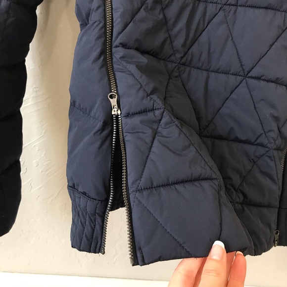 Lululemon Fluffed Up Pullover Hooded Jacket Blue Goose Down - Picture 2 of 13